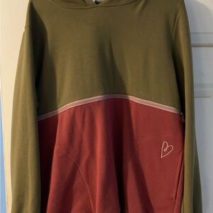 Latched Mama Olive and Rust Sweater